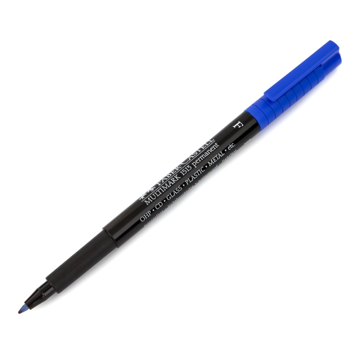 Foliopis Faber-Castell Multimark F 0,6mm - niebieski