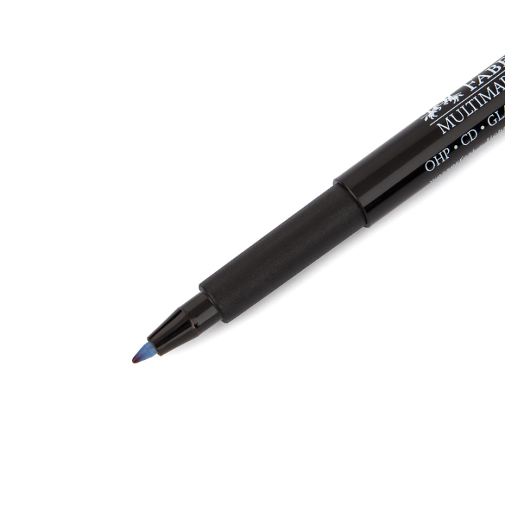 Foliopis Faber-Castell Multimark F 0,6mm - niebieski