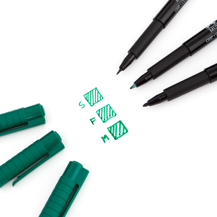 Foliopis Faber-Castell Multimark F 0,6mm - zielony