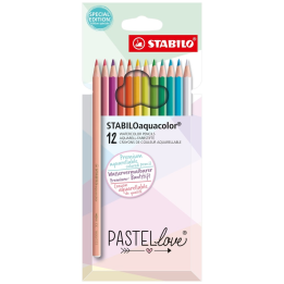 Kredki akwarelowe 12k Stabilo Pastellove aquacolor