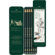 Ołówki rysunkowe Faber-Castell 9000 - 6 sztuk ( od HB do 8B)
