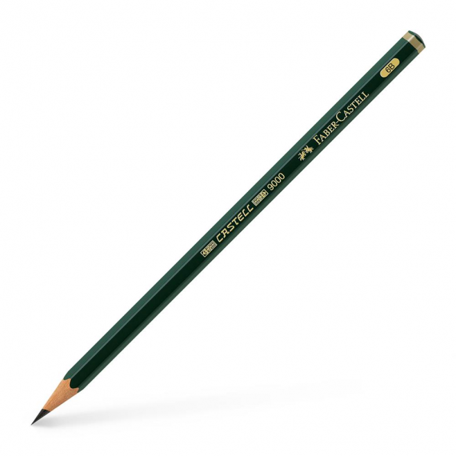 Ołówek grafitowy Faber-Castell 9000 - 6B