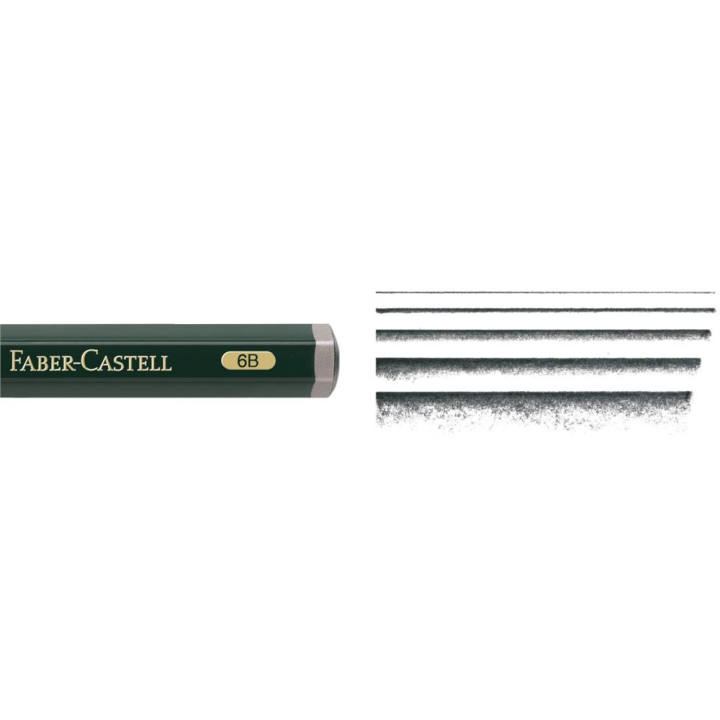 Ołówek grafitowy Faber Castell Jumbo 9000 - 6B