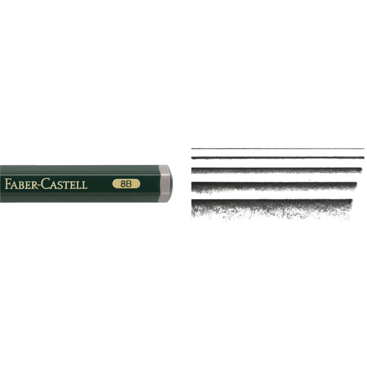 Ołówek grafitowy Faber Castell Jumbo 9000 - 8B