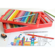 Kredki ołówkowe Faber-Castell Zamek - 60 kolorów - opakowanie metalowe
