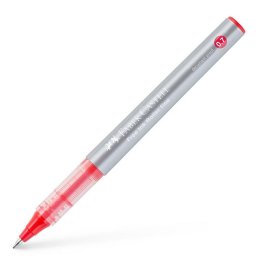 Cienkopis kulkowy Faber Castell FREE INK 0,7mm - czerwony