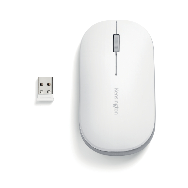 Bezprzewodowa mysz Kensington SureTrack™ Dual, biała