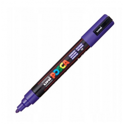 Marker z tuszem pigmentowym Uni POSCA PC-5M - atramentowy