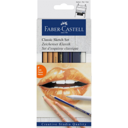Zestaw do szkicowania Faber Castell Classic - 6 elementów