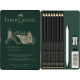 Zestaw ołówków Faber-Castell Pitt Graphite Matt - 8 elementów + akcesoria