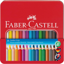 Kredki ołówkowe Faber Castell Jumbo Grip - 16 kolorów