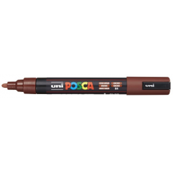 Marker z tuszem pigmentowym Uni POSCA PC-5M -kakaowy