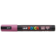Marker z tuszem pigmentowym Uni POSCA PC-5M - malinowy