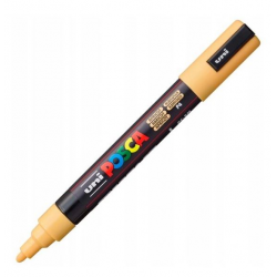 Marker z tuszem pigmentowym Uni POSCA PC-5M - morelowy pastelowy
