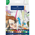 Pisaki dwustronne Faber-Castell Goldfaber Sketch miks - 24 kolory