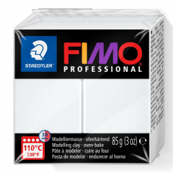 Masa plastyczna Fimo Professional kostka 85g - biała