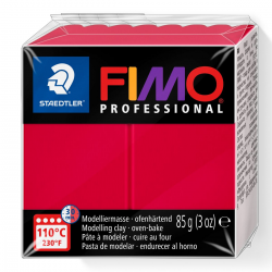 Masa plastyczna Fimo Professional kostka 85g - karminowa