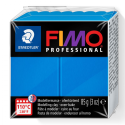 Masa plastyczna Fimo Professional kostka 85g - niebieska