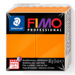 Masa plastyczna Fimo Professional kostka 85g - pomarańczowy