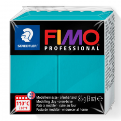 Masa plastyczna Fimo Professional kostka 85g - turkusowa