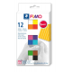 Masa plastyczna Fimo Soft kolory Basic zestaw 12 kolorów po 25g