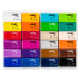 Masa plastyczna Fimo Soft kolory Basic zestaw 24 kolory po 25g