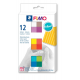 Masa plastyczna Fimo Soft kolory Brilliant zestaw 12 kolorów po 25g
