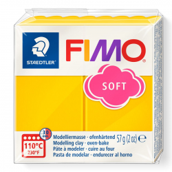 Masa plastyczna Fimo Soft kostka 57g - żółty słoneczny