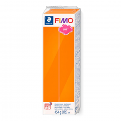 Masa plastyczna Fimo Soft kostka 454g - pomarańczowa