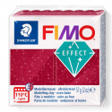 Masa plastyczna Fimo Effect kostka 57g - czerwony galaxy