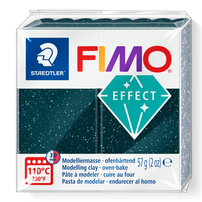 Masa plastyczna Fimo Effect kostka 57g - pył ksieżycowy marmurkowy