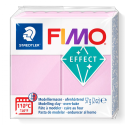 Masa plastyczna Fimo Effect kostka 57g - różowy pastelowy