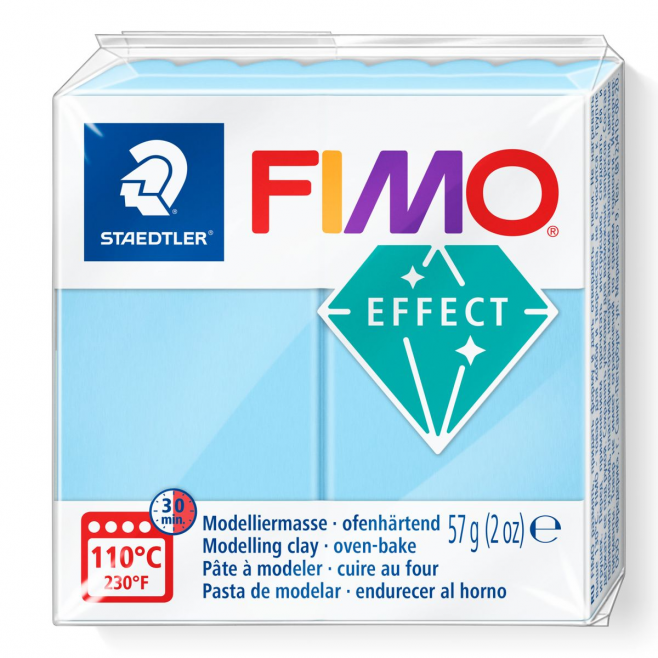 Masa plastyczna Fimo Effect kostka 57g - wodny pastelowy