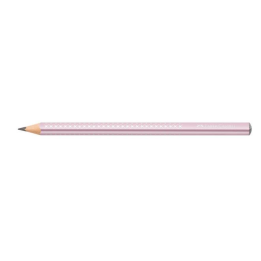 Ołówek grafitowy Faber Castell Sparkle Jumbo Pearly - różowy metaliczny