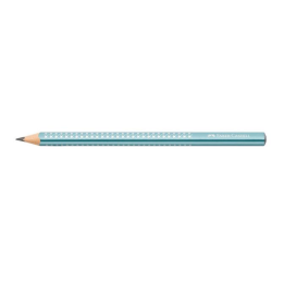 Ołówek grafitowy Faber Castell Sparkle Jumbo Pearly - turkusowy metaliczny