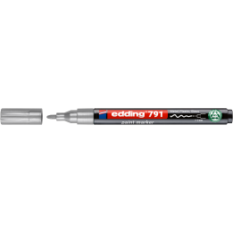 Marker olejowy Edding 791 PCR średni 1-2mm - srebrny