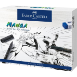 Pisaki artystyczne Faber-Castell PITT ARTIST PEN MANGA - zestaw startowy