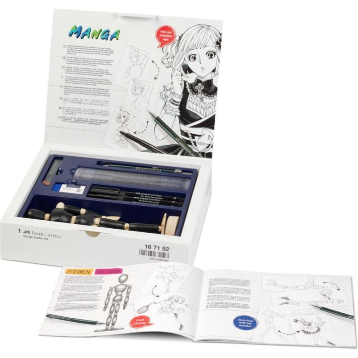 Pisaki artystyczne Faber-Castell PITT ARTIST PEN MANGA - zestaw startowy