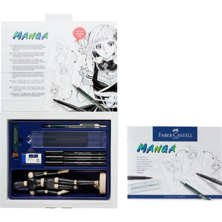 Pisaki artystyczne Faber-Castell PITT ARTIST PEN MANGA - zestaw startowy