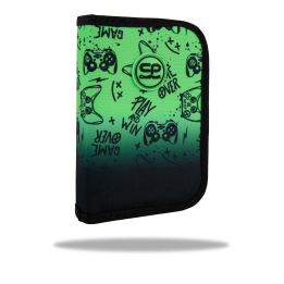 Piórnik CoolPack 1-komorowy bez wyposażenia Clipper - Game Over Gradient Green