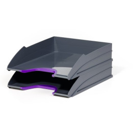 Półki na dokumenty VARICOLOR TRAY SET DUO - fioletowe