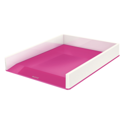 Półka na dokumenty Leitz WOW - dwukolorowa, różowo-biała