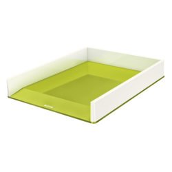 Półka na dokumenty Leitz WOW - dwukolorowa, zielono-biała