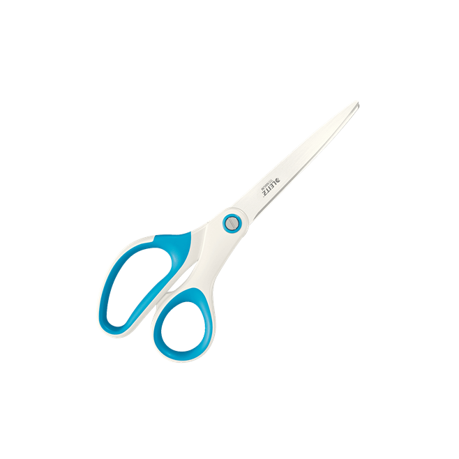 Nożyczki biurowe Leitz WOW 20,5cm - niebieskie