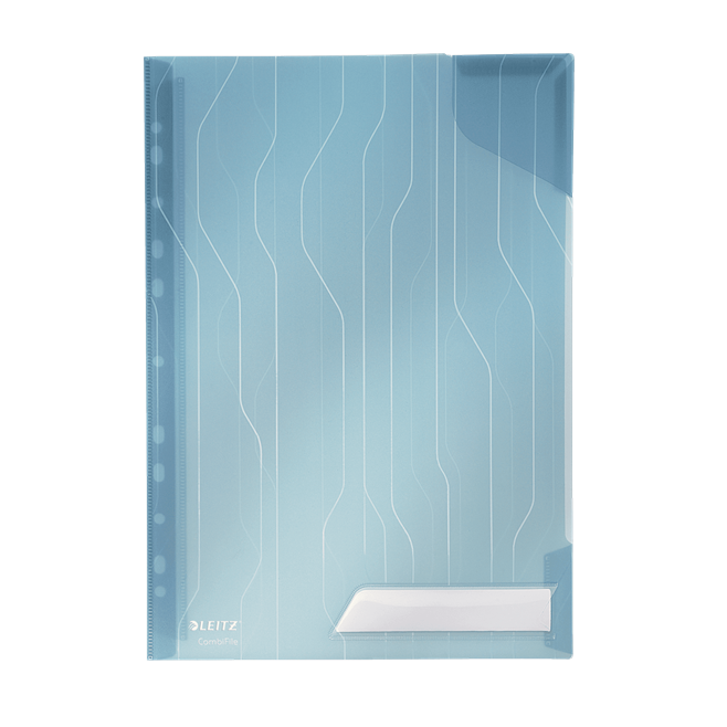 Folder Leitz Combifile 5szt. - transparentny niebieski 